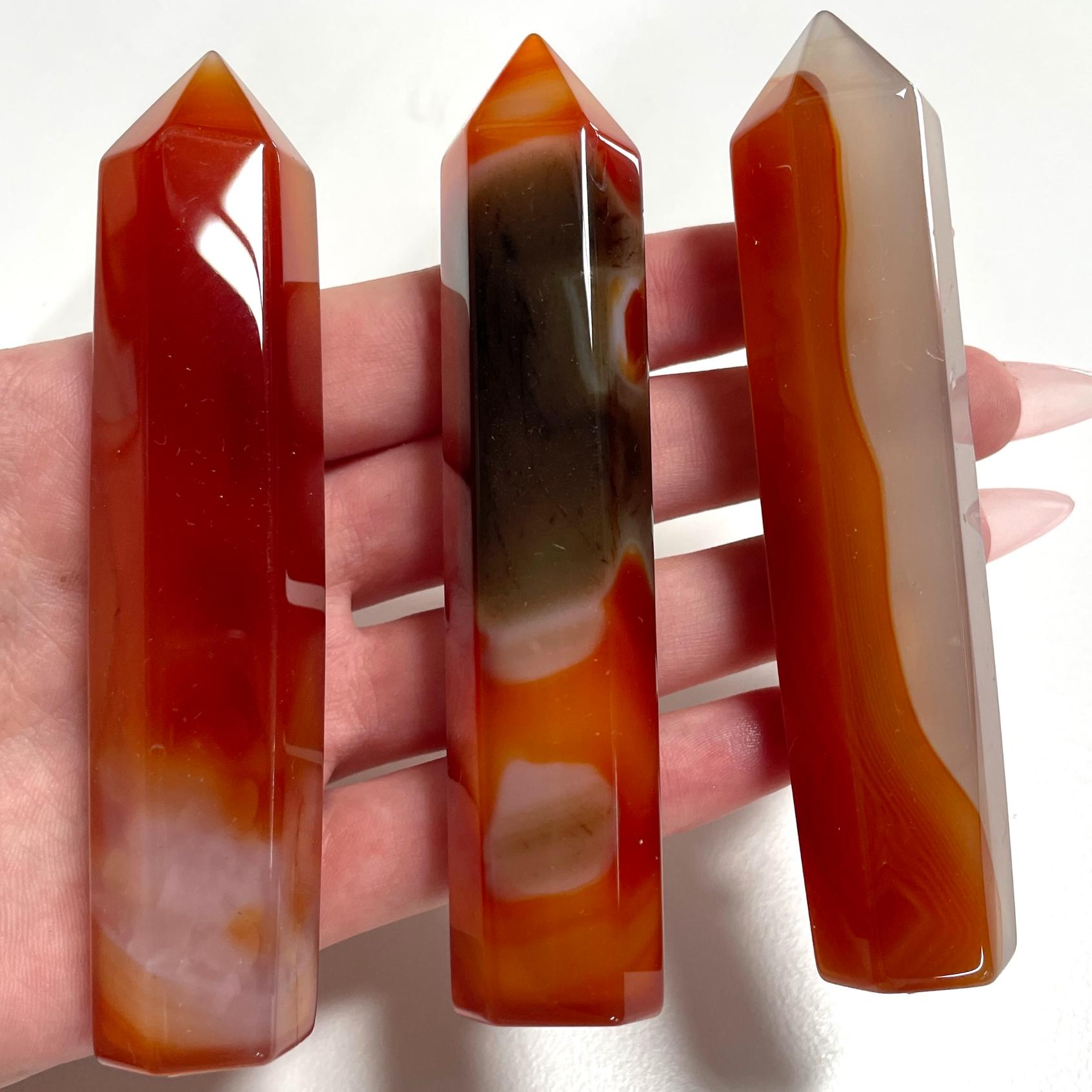 Carnelian Generator - 9-10cm Carnelian Generator - 9-10cm